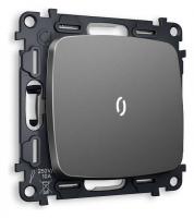 Выключатель проходной одноклавишный с подсветкой без рамки Ambrella Volt Quant MO652035