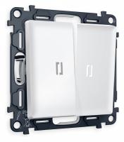 Выключатель проходной двухклавишный с подсветкой Ambrella Volt Quant MA124035