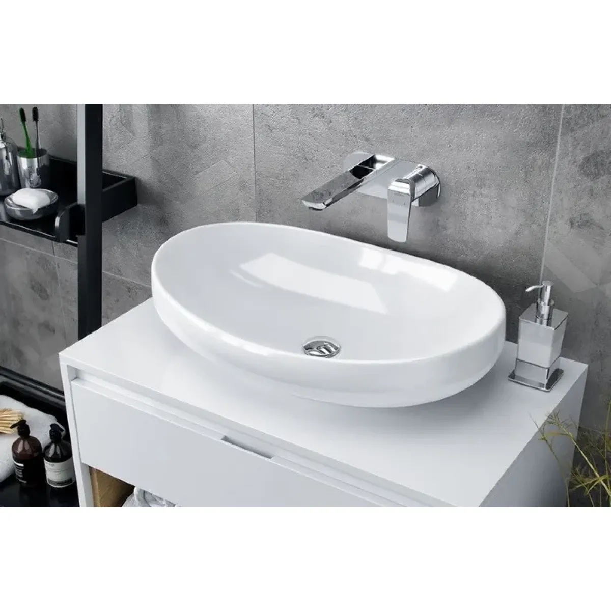 Раковина-чаша Excellent Filina 2.0 CEAC.630.420.WH 64x41,5 см, накладная, белый