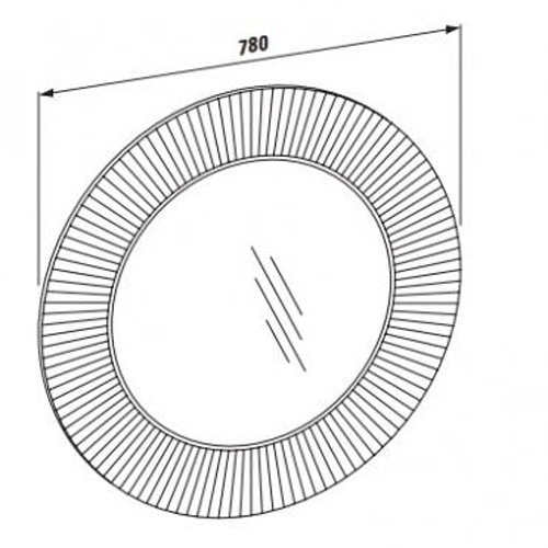 Зеркало Laufen Kartell 3.8633.1.084.000.1