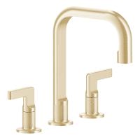 Смеситель для раковины Gessi Inciso 58014#246 золото