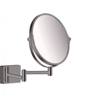 Косметическое зеркало hansgrohe AddStoris 41791340 шлифованный черный хром