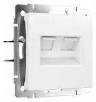 Розетка Ethernet RJ-45 без рамки Werkel белый матовый W1181161