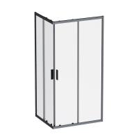 Душевой уголок AM.PM Gem 100x80 W90G-403-100280-BT черный матовый