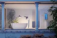 Акриловая ванна Vagnerplast Marbella KRBV180MAR7X-64 180x80 см, отдельностоящая, белый