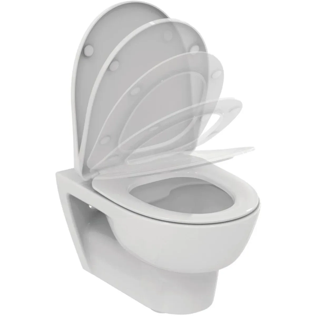 Унитаз подвесной Ideal Standard Esedra T365701 безободковый, с сиденьем микролифт, белый