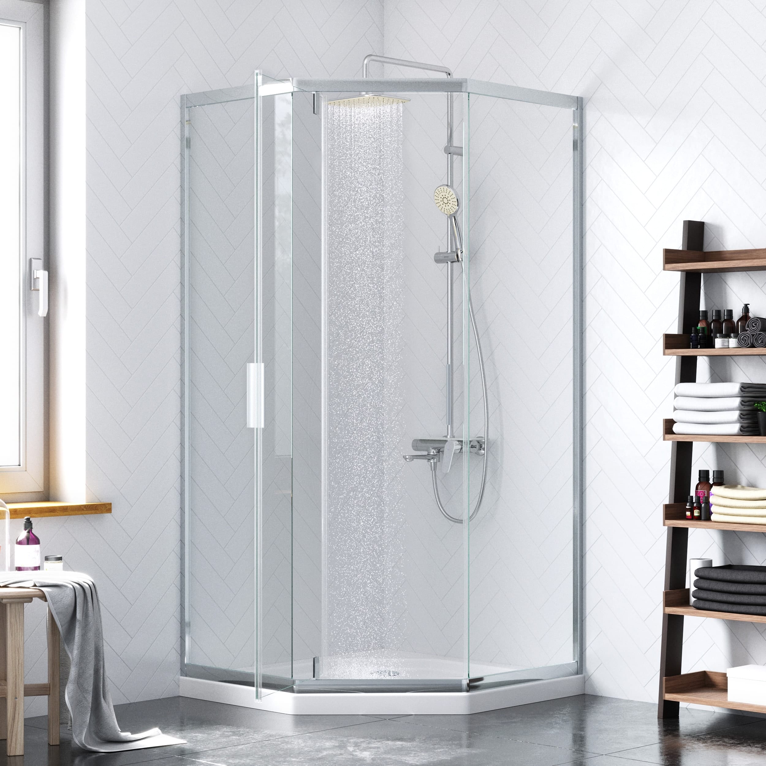 Душевой уголок Damixa Skyline 5-corner DX35WG-405-090MT