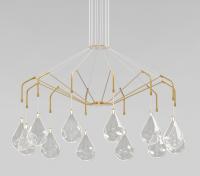 Подвесная люстра Eurosvet  201002/12 латунь Smart