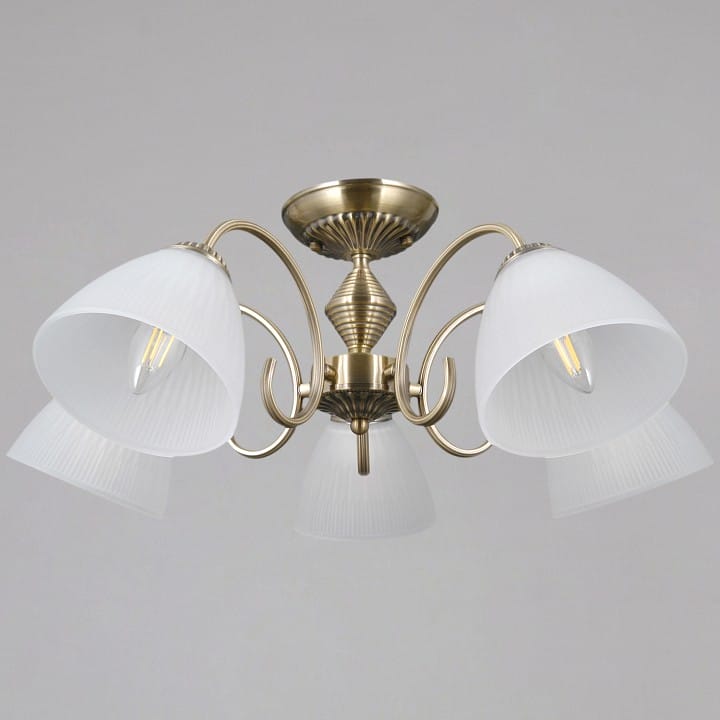 Люстра на штанге ILLUMICO  IL0897-5CSQ-26 AB ELITE