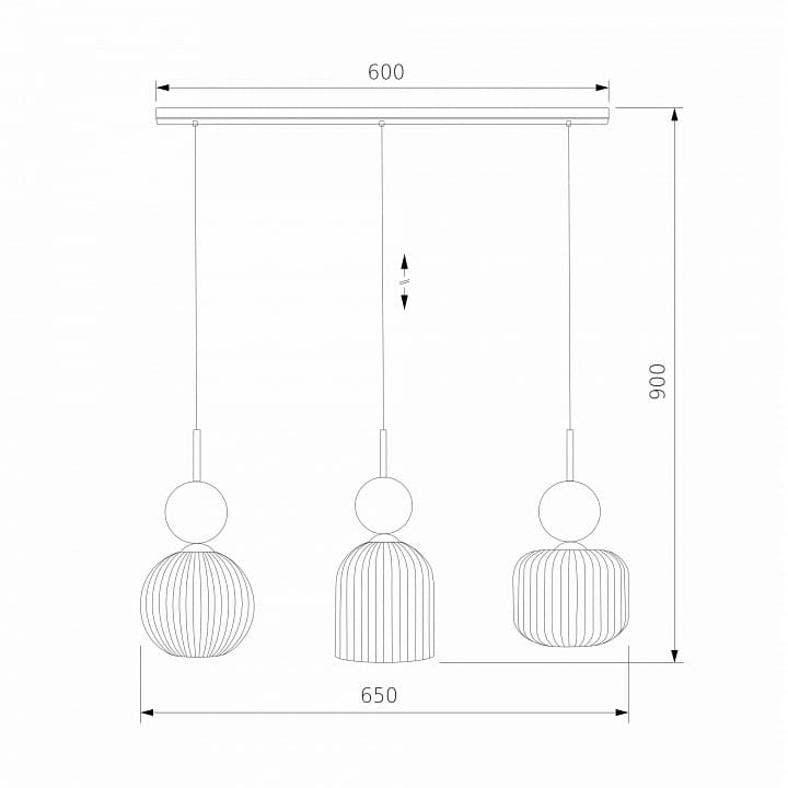 Подвесная люстра TK Lighting  11147