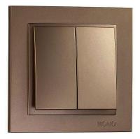 Выключатель двухклавишный Mono Electric Despina 102-232325-102