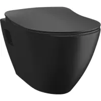 Унитаз подвесной Creavit Terra TP325-11SM00E-0000 черный матовый