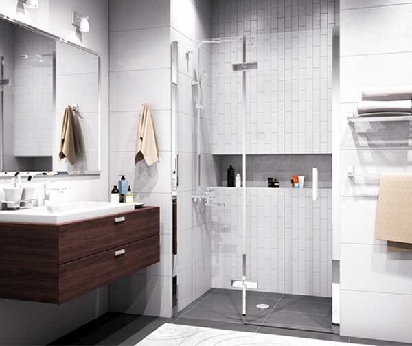 Душевая дверь WasserKRAFT Aller 10H05L 120x200 хром