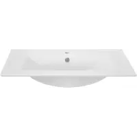 Раковина Misty Quadro QDR90SLWB01 90x47,5 см, накладная, белый