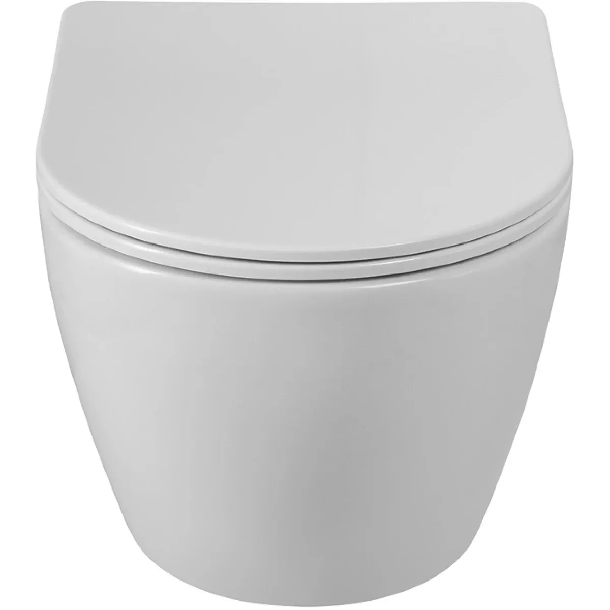 Унитаз подвесной BelBagno Sfera-R BB046CH-TOR/SC безободковый, торнадо, с сиденьем микролифт, белый