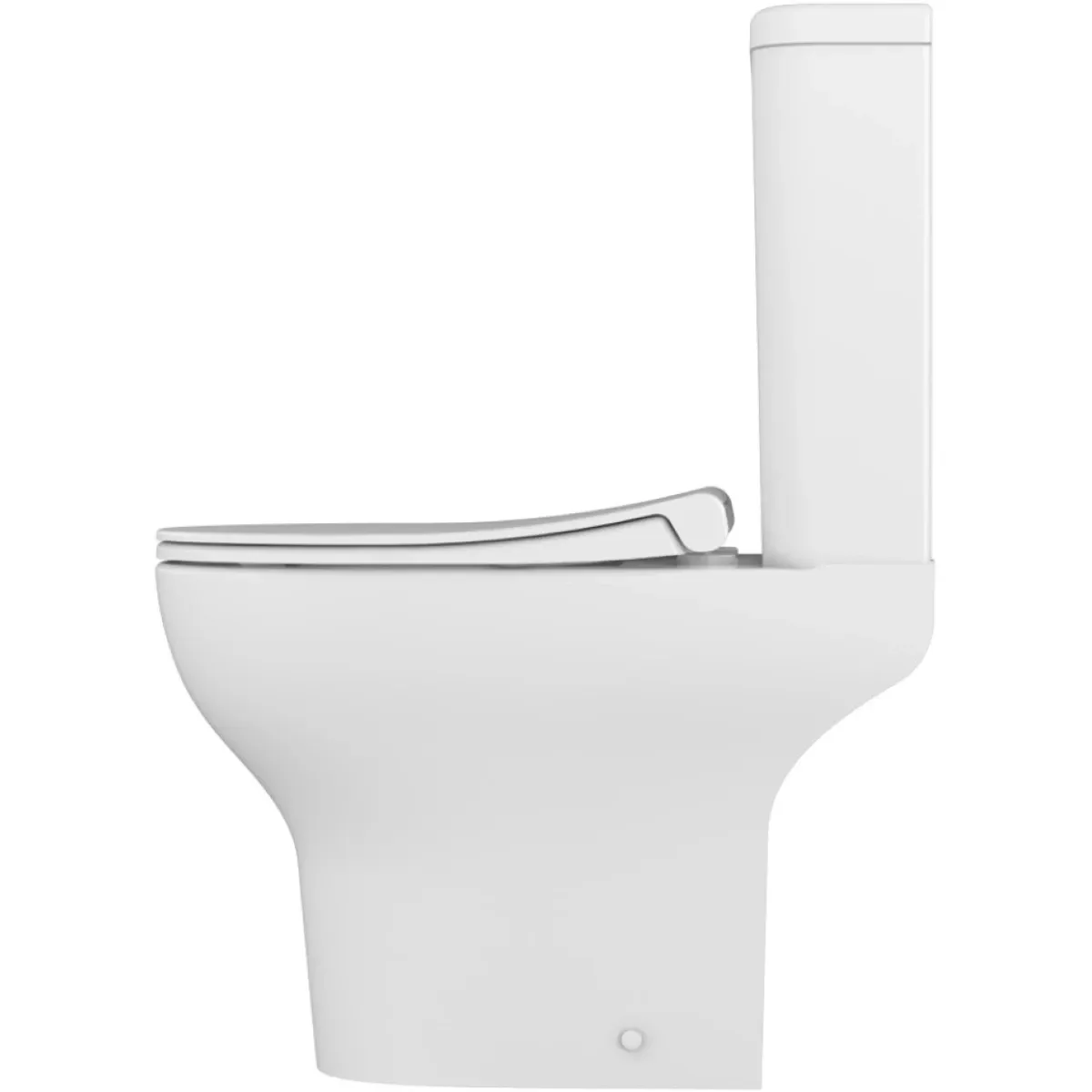 Унитаз-компакт VitrA Zentrum 9824B003-7219 безободковый, с сиденьем микролифт, белый