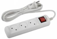 Удлинитель с выключателем Эра  U-3s-1,5m-2x1