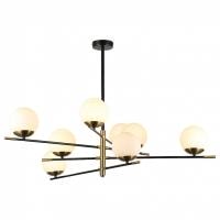 Люстра на штанге ILLUMICO IL0063 IL0063-8P-79 BK COP