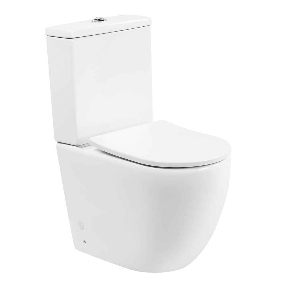 Унитаз-компакт безободковый BelBagno AMANDA BB051CPR с сиденьем BB2031SC