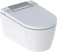 Электронный унитаз-биде подвесной Geberit AquaClean Sela 146.224.21.1 безободковый, с сиденьем микролифт, белый