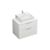 Тумба с раковиной Burgbad Eqio 80 SGUP080F2009GO252C0001*1 белая матовая