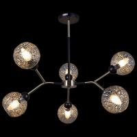 Люстра на штанге ILLUMICO IL0268-6PSQ-79 BK AB