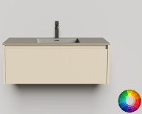 Тумба с раковиной Salini Domino Onda Plus 100 27D110ON RAL