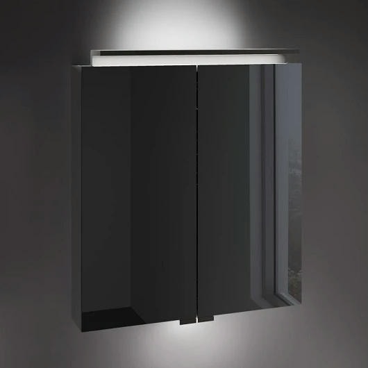 Зеркальный шкаф Keuco Royal L1 80 13603171301 серебристый анодированный