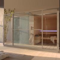 Сауна-хаммам Effe Logica Spa Filo 373x250 LO 11 03 0003 правая камень