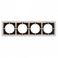 Рамка на 4 поста Stekker Мия 50489