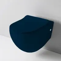 Унитаз подвесной Artceram File 2.0 FLV004 36 00 безободковый, ночной синий