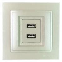 Розетка USB Mono Electric Despina 102-252505-178