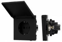 Розетка влагозащищенная с заземлением с крышкой, без рамки Arlight SCT-TENDO 054599