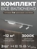 Комплект трековый Hesby Lighting Skylite №5 HSBL_kompl_S005_NI1W3K