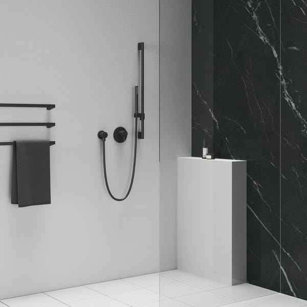 Душевая штанга Ravak X07P679 черная матовая