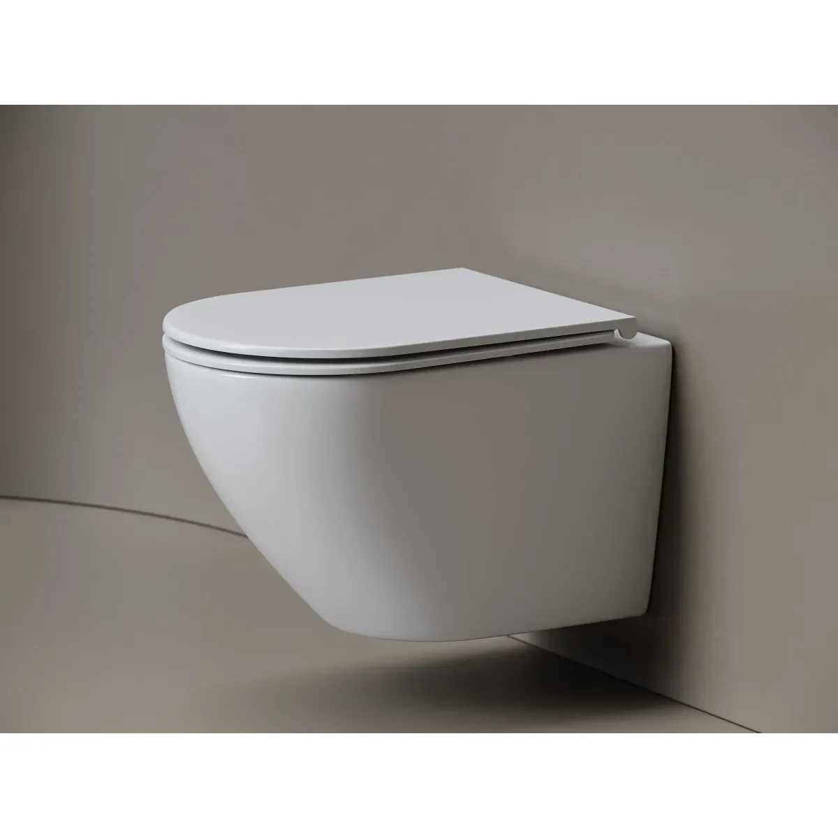 Унитаз подвесной Ceramicanova Whirl CN11007T безободковый, торнадо, с сиденьем микролифт, белый