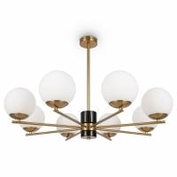 Люстра на штанге Freya Marble FR5230PL-08BS