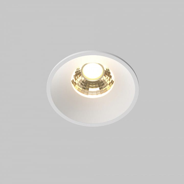 Встраиваемый светильник Maytoni Technical Раунд DL058-7W2.7K-W