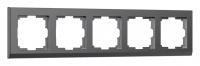 Рамка на 5 постов Werkel Stark (графит матовый) W0051864