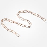 Подвес Eurosvet 10300 10302 цепь длиной 1 метр с 2 карабинами белый с золотом арт 73025