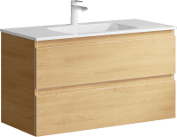 Тумба под раковину Aqwella Accent 100 ACC0110DZ дуб золотой