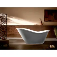 Акриловая ванна Abber AB9231 170x80 см, отдельностоящая, белый