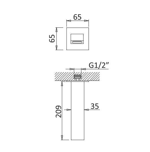 Излив для ванны Cezares Porta PORTA-SC-SR золото