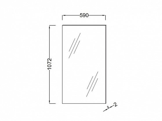 Зеркало Jacob Delafon Struktura EB1208-NF