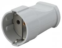 Розетка с заземлением Эра  Rx2-W