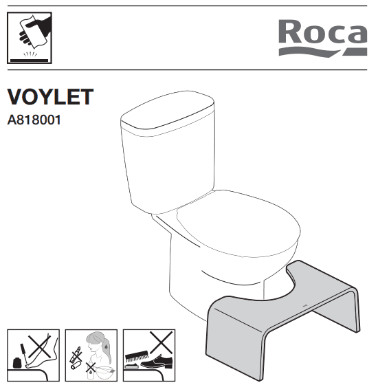 Подставка для ног Roca Voylet 818001000