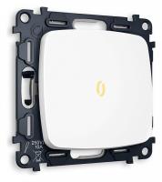 Выключатель одноклавишный с подсветкой без рамки Ambrella Volt Quant MO122010