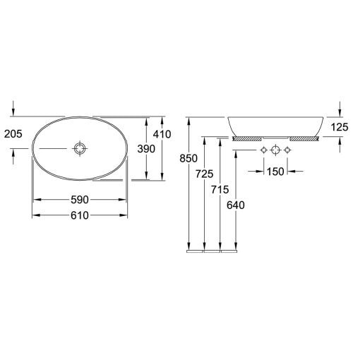 Раковина Villeroy&Boch Artis 419861R1