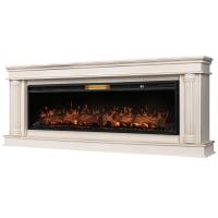 Каминокомплект: Очаг Royal Thermo Aurora RTFP/P-AR60LS, портал Olympia 60 сл. кость с зол. патиной