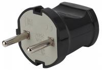 Вилка прямая без заземления Эра  Vx1-B